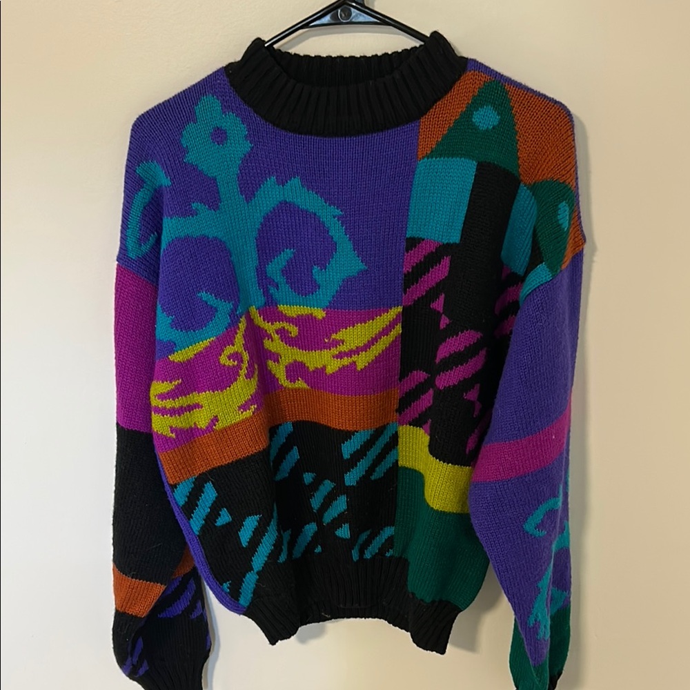 Obermeyer Colorful Geometric Ski Sweater